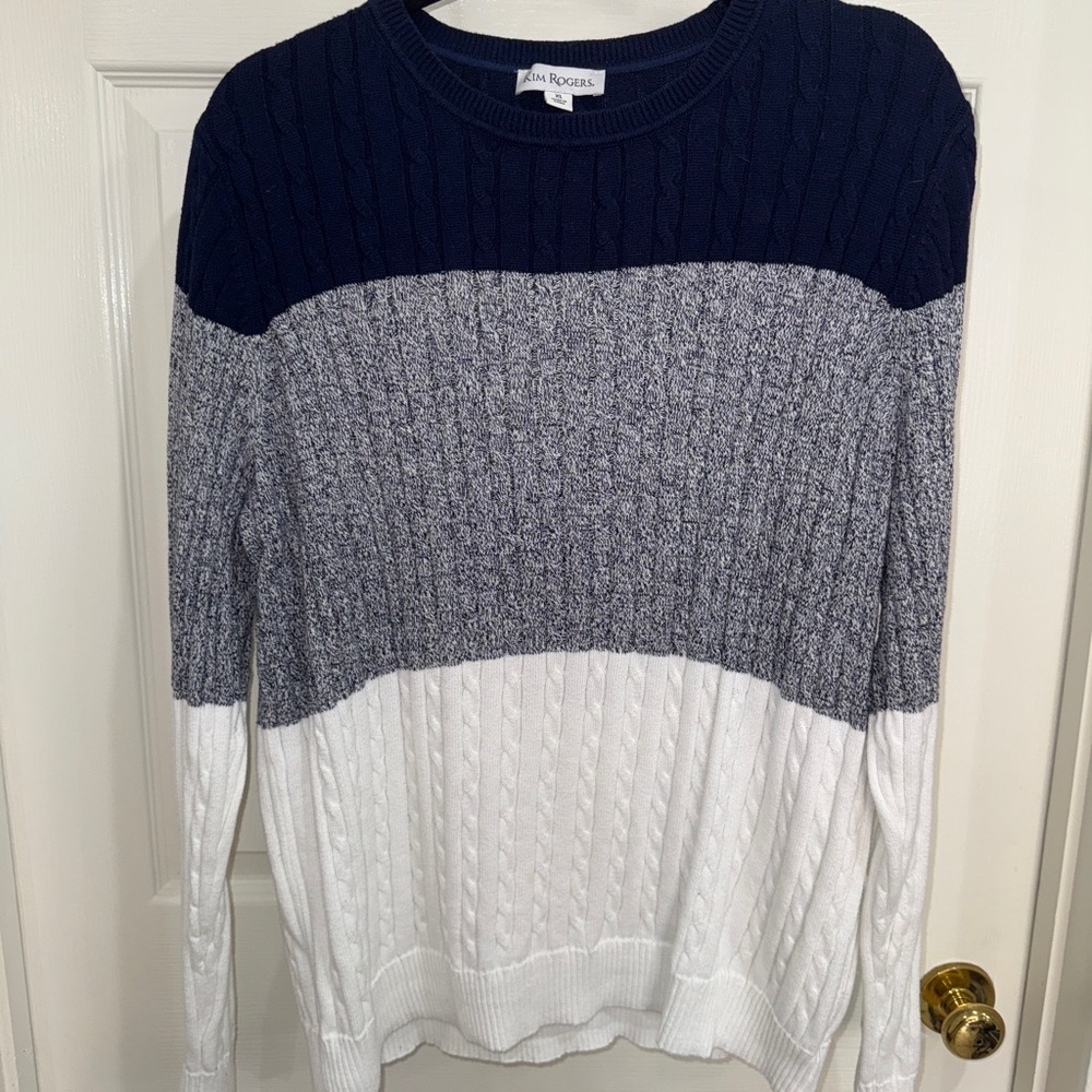 100% Cotton Cable Knit Sweater